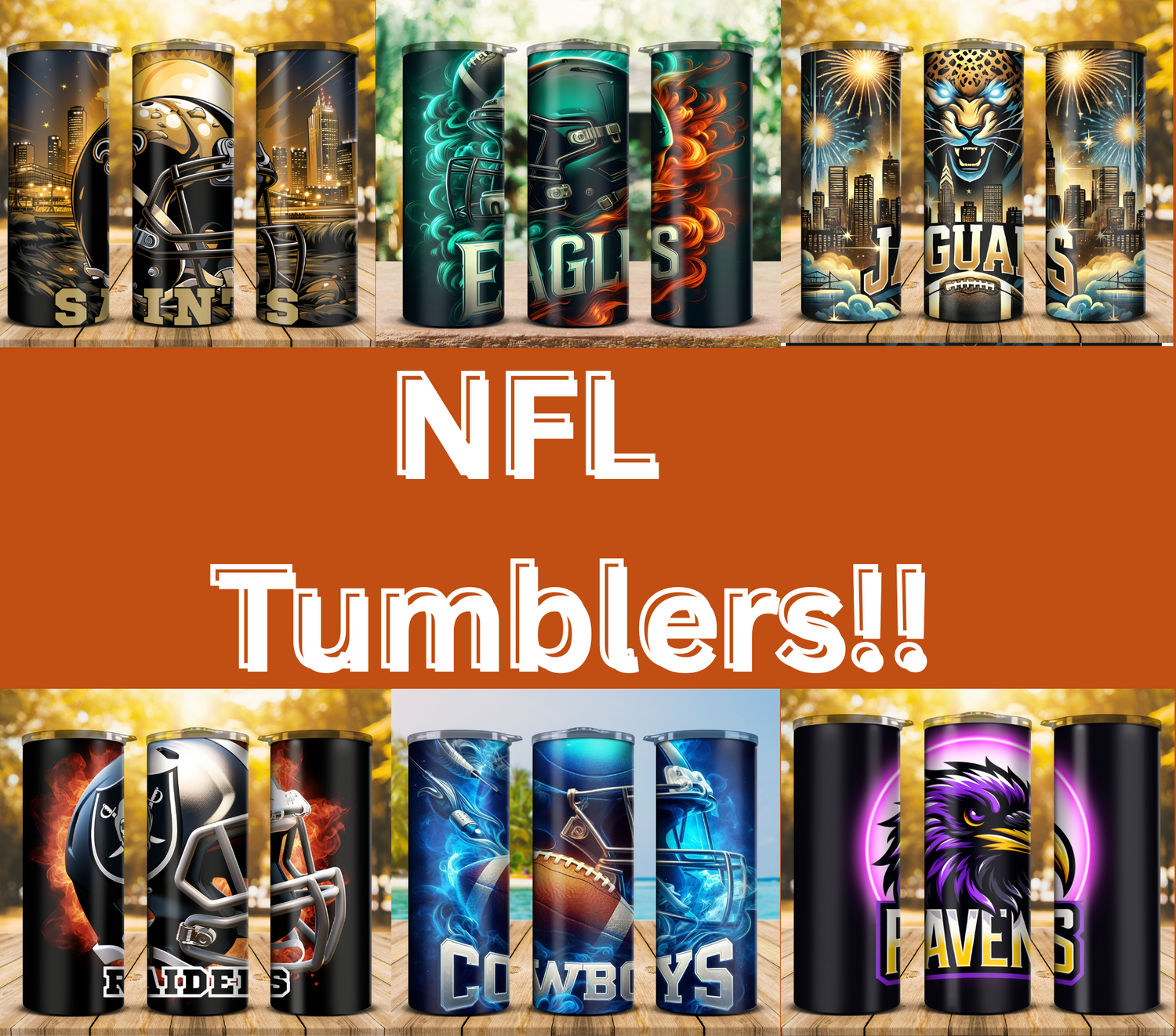 NFL TUMBLERS