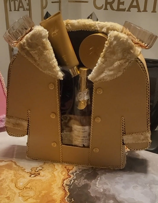 DIY Cozy Coat Gift Box – Precut  Traceable Cardboard Template