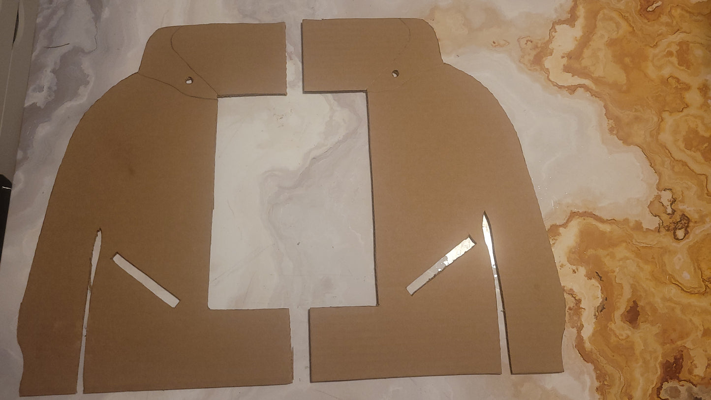 DIY Hoodie Gift Box – Precut Traceable Cardboard Templates