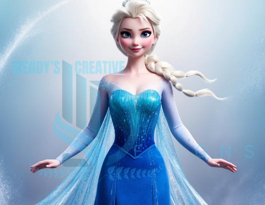 Elsa Frozen Digital Design