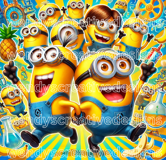 Minions Lab Party Digital Design!