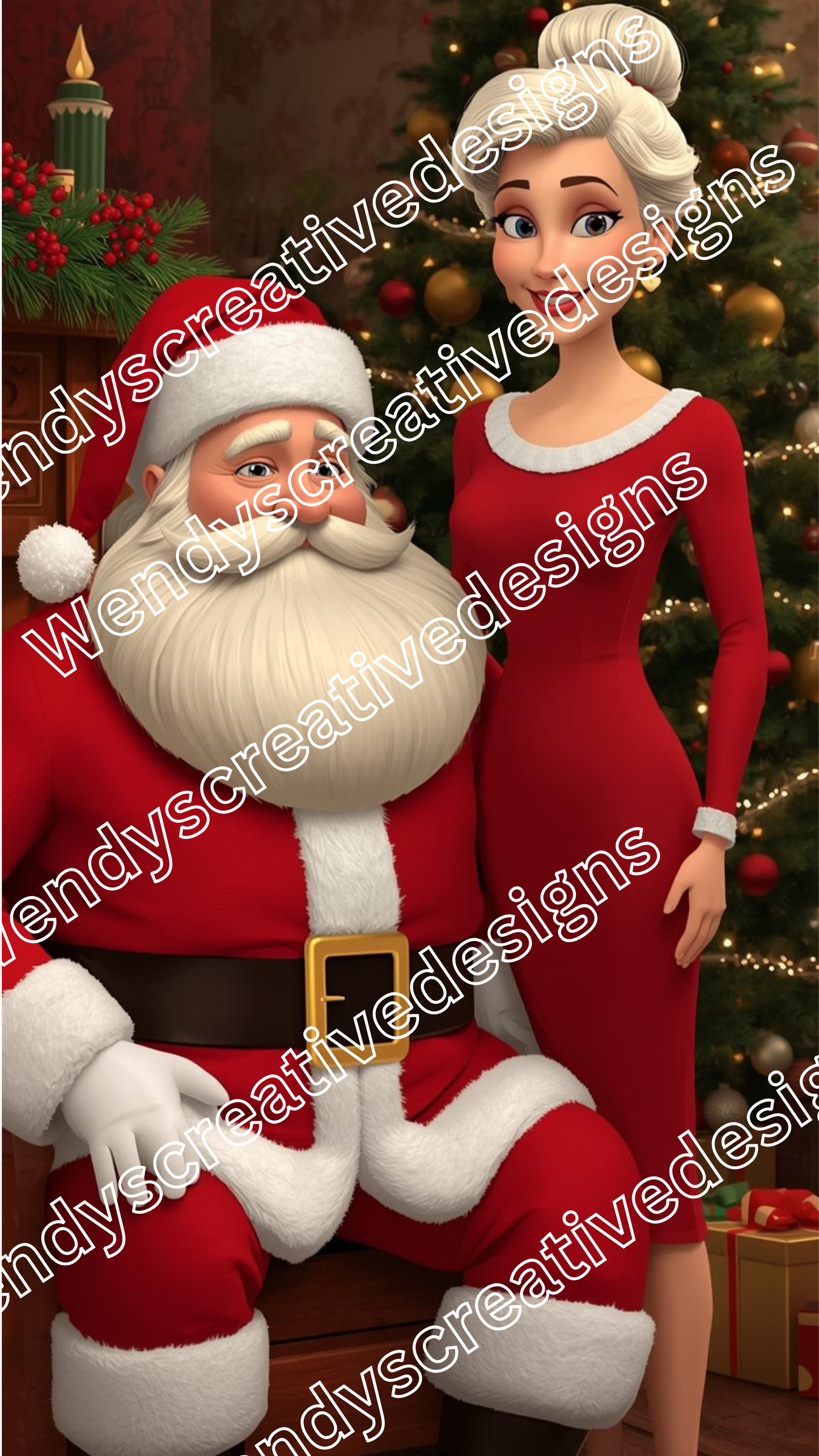 Mr & Mrs Claus 1-2-3-4