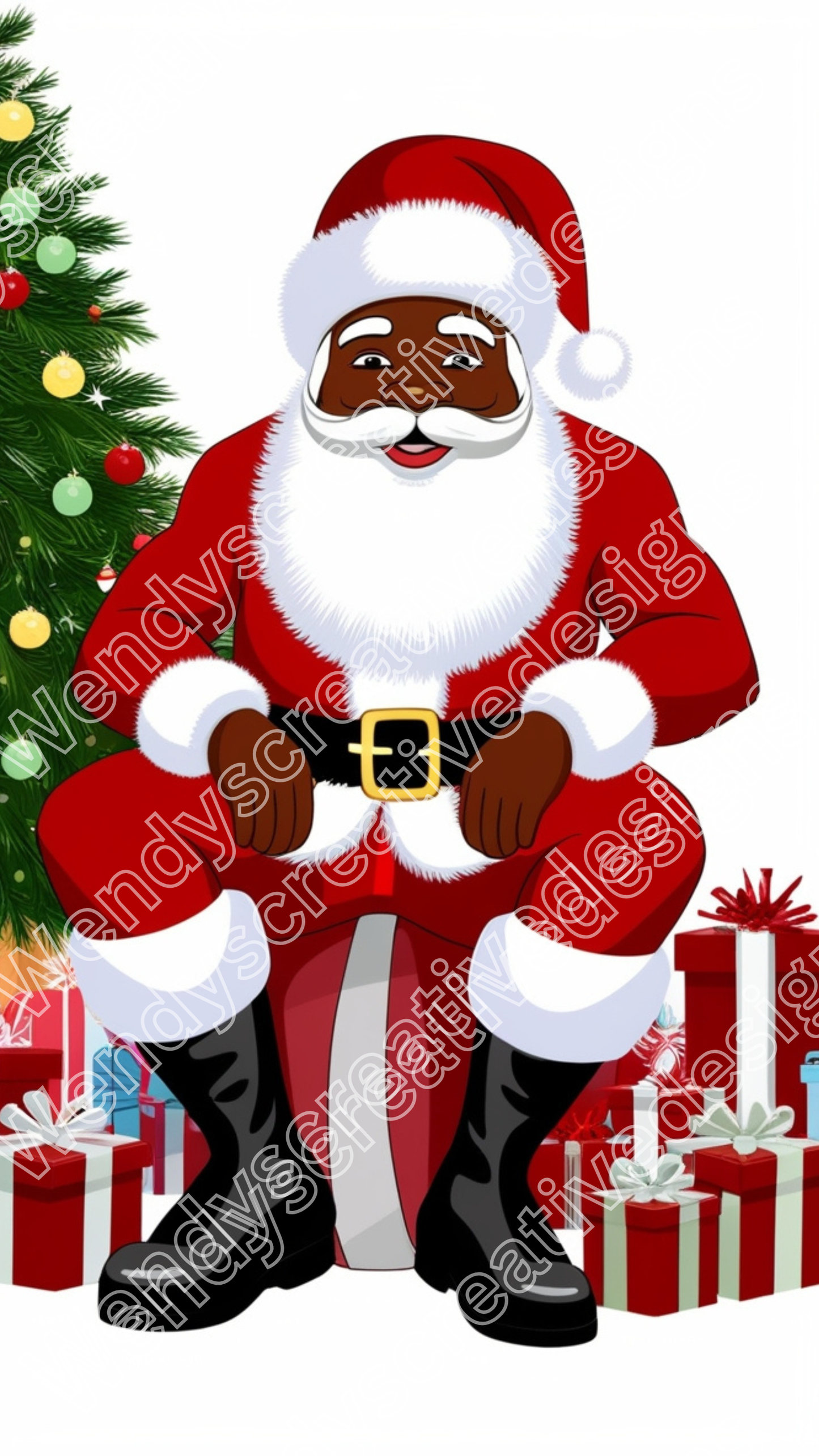 Sitting Santa