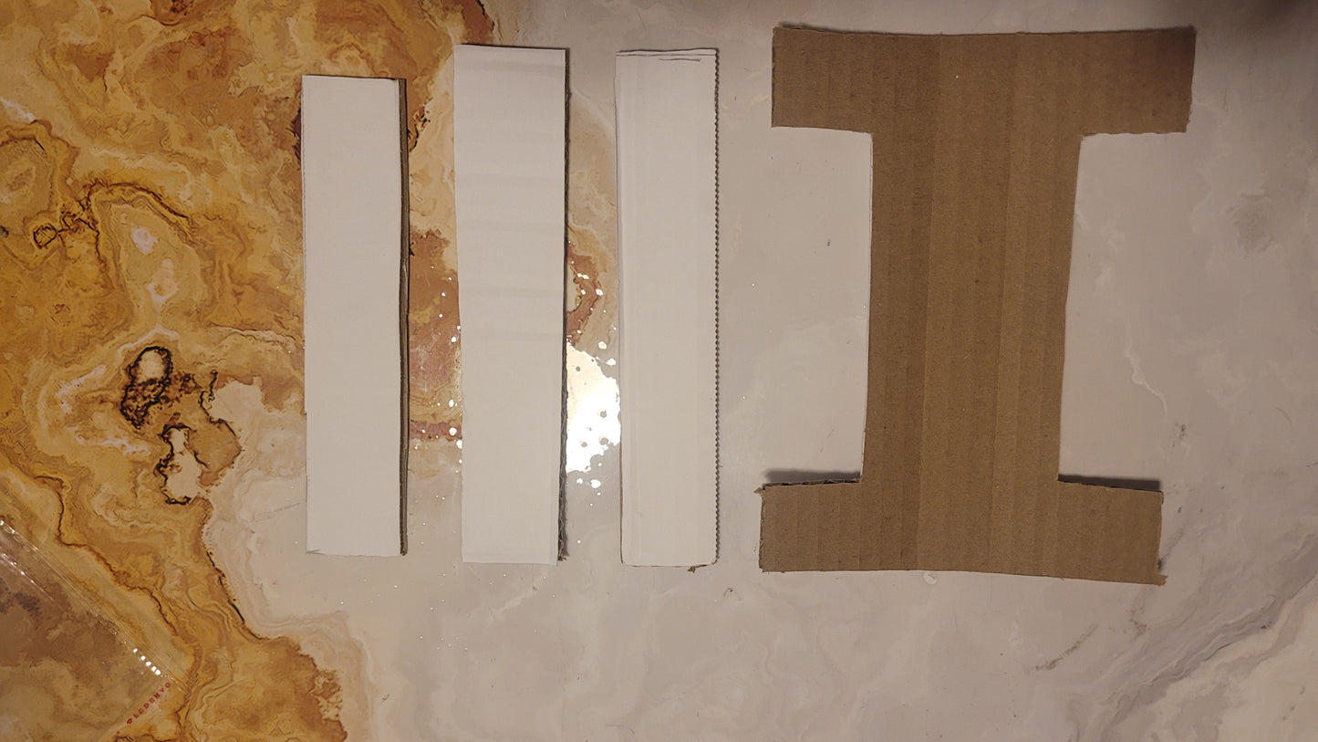 DIY Briefcase Gift Box – Precut Traceable Cardboard Templates