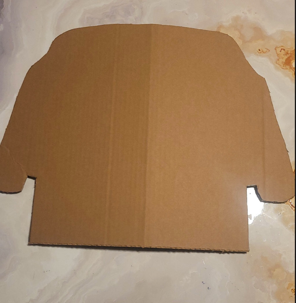 DIY Cozy Coat Gift Box – Precut  Traceable Cardboard Template